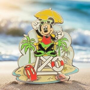 Mickey Mouse Lifeguard Pin